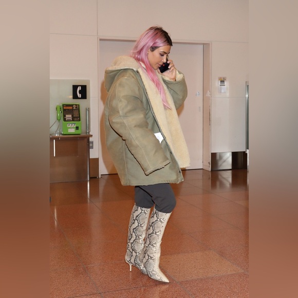 yeezy season 7 embossed snake skin boot - Picture 8 of 8